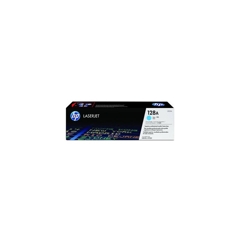 HP 128A -CE 321A Cyan Toner Cartridge HP 128A -CE 321A Cyan Toner Cartridge