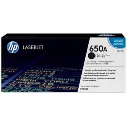HP 650A CE 270A Black Toner Cartridge