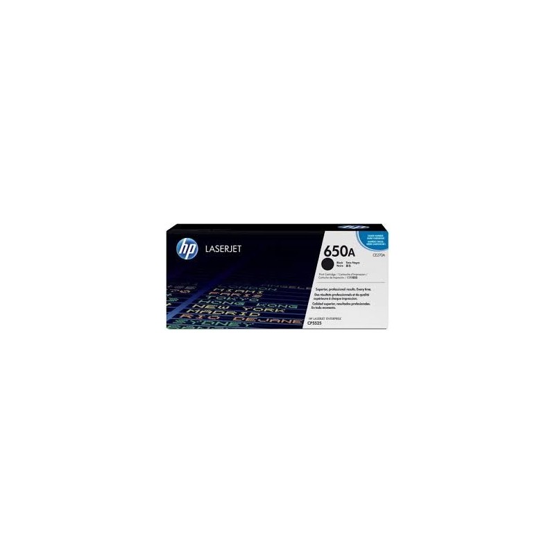 HP 650A CE 270A Black Toner Cartridge