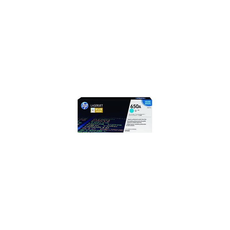 HP 650A-CE 271A Cyan Toner Cartridge