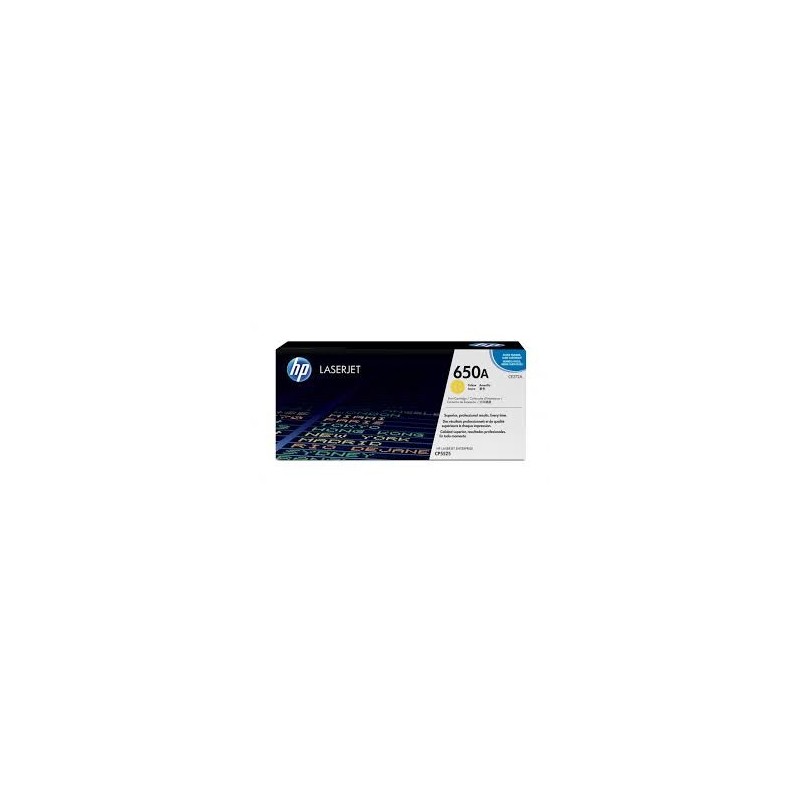 HP 650A Yellow Original Toner Cartridge CE272A