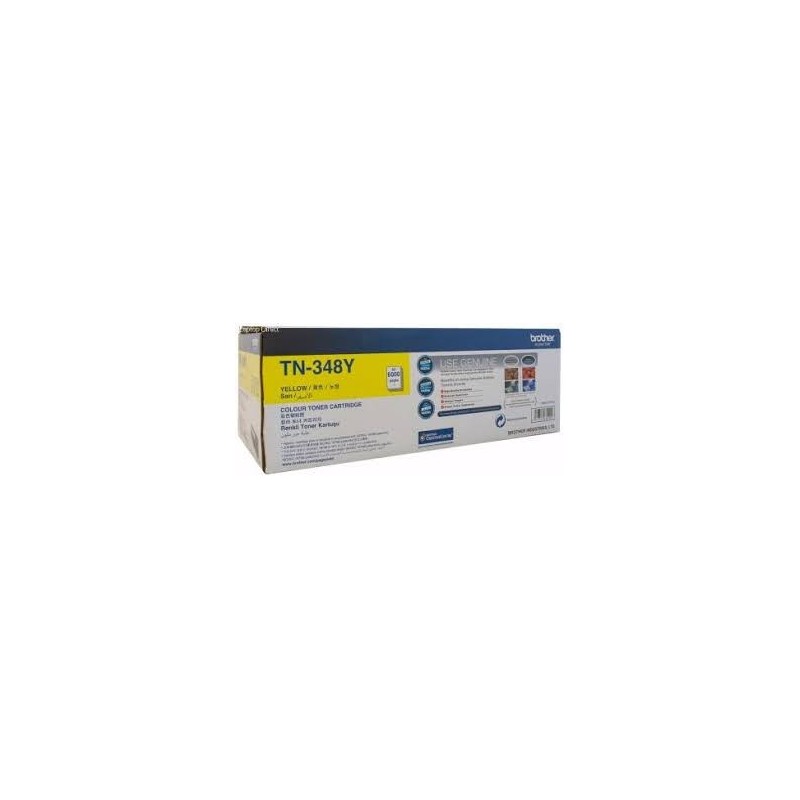 Brother TN 348Y Yellow Toner Cartridge Brother TN 348Y Yellow Toner Cartridge